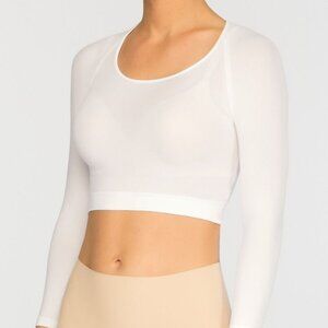 NEW- SPANX Women's Long Sleeve Arm Tights- CLEAN WHITE Hosiery Layering